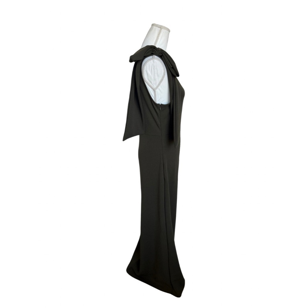 Pretty Garden Olive One-Shoulder Maxi Dress | Medium - Picture 5 of 9